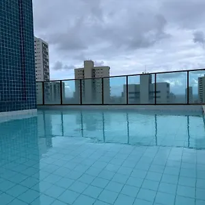 Flat - Boa Viagem Ate 5 Pessoas, Andar Alto Vista Mar, Piscina, Wifi 500mbps, Recife